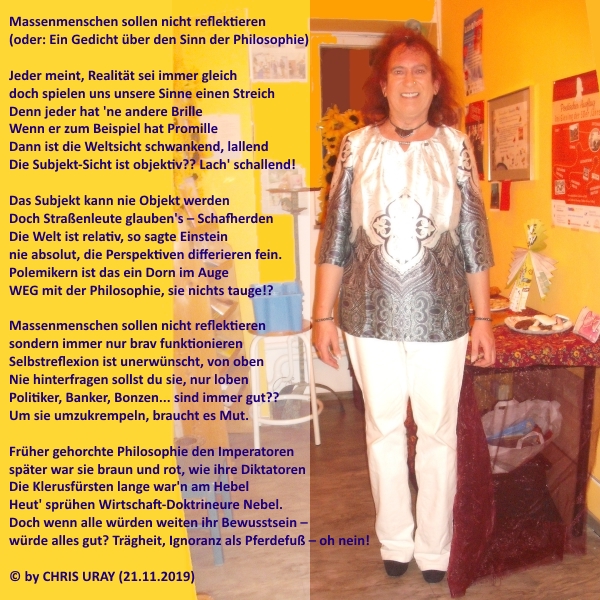 Chris Uray Frau lange Nacht der Philosophie Lyrikerin Poesie Moderatorin Durga München Spix