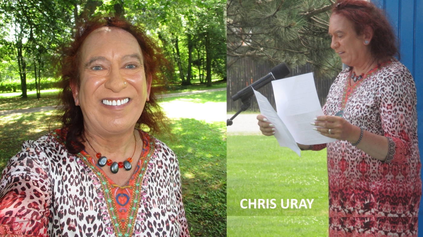 Chris Uray Frau Dame Poesieboten Lyrikerin Dichterin Sophie Scholl Friedhof Perlacher Forst Weisse Rose